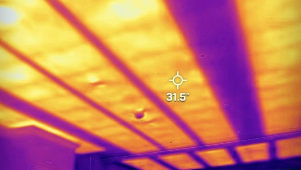 Wärmebild Heizfolie